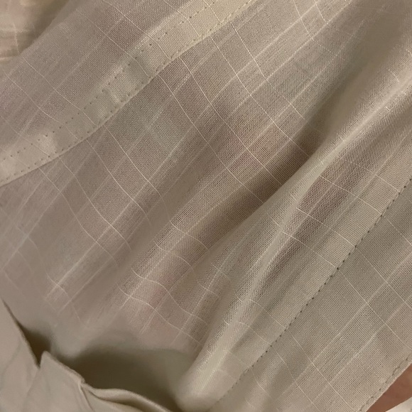 Custom Tailored 3/4 Sleeve Button Shirt A-Line Dress - Picture 9 of 10